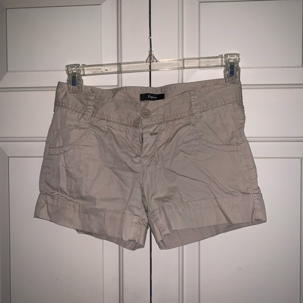 Express Khaki Shorts